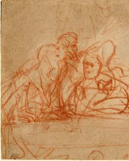 The Last Supper by Rembrandt van Rijn