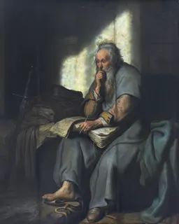 Saint Paul in Prison by Rembrandt van Rijn