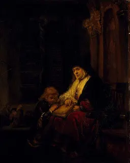 The Prophetess Anna by Rembrandt van Rijn