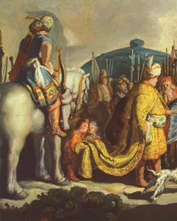 The Raising of the Cross by Rembrandt van Rijn