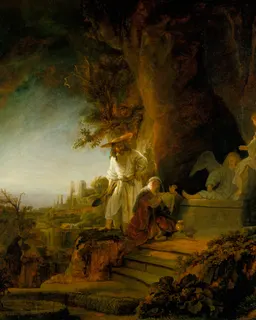 The Risen Christ Appearing to Mary Magdalene by Rembrandt van Rijn