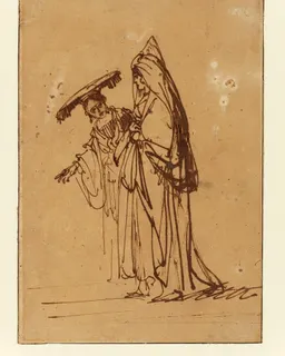 Ruth and Naomi by Rembrandt van Rijn