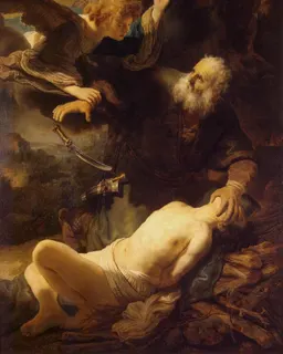 The Sacrifice of Isaac by Rembrandt van Rijn