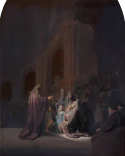 Simeon's Song of Praise (1669) by Rembrandt van Rijn