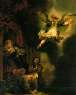 Tobias and the Angel by Rembrandt van Rijn
