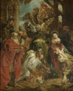 The Adoration of the Magi (Antwerp) by Peter Paul Rubens