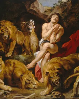 Daniel in the Lions' Den by Peter Paul Rubens