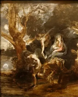Flight into Egypt by Peter Paul Rubens