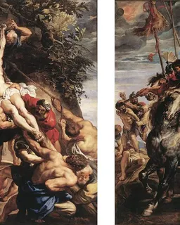 The Raising of the Cross by Peter Paul Rubens