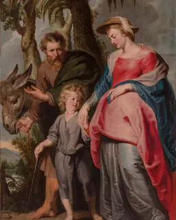 The Return of the Holy Family from Egypt by Peter Paul Rubens
