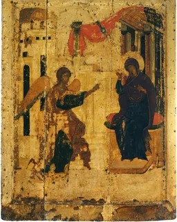 The Annunciation (Festal Tier) by Andrei Rublev