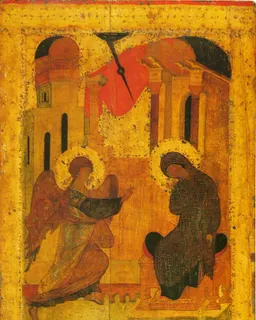 The Annunciation (Sergiev Posad) by Andrei Rublev
