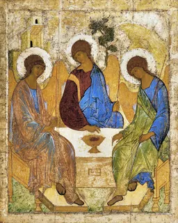 The Hospitality of Abraham by Andrei Rublev