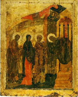 The Presentation in the Temple (Sretenie) by Andrei Rublev