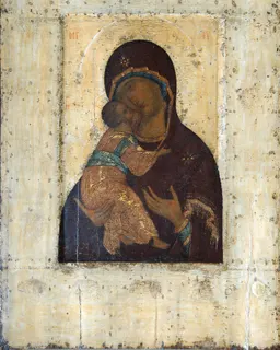 The Vladimir Mother of God (after the original) by Andrei Rublev