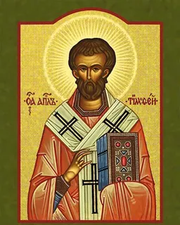 Saint Timothy by Anonymous (Byzantine icon tradition)