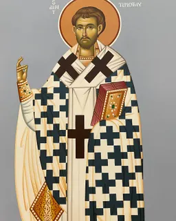 Saint Timothy the Apostle by Anonymous (Byzantine icon tradition)