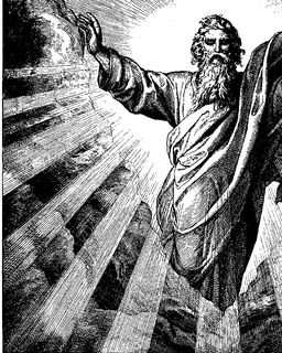 First Day of Creation — Light and Darkness by Julius Schnorr von Carolsfeld