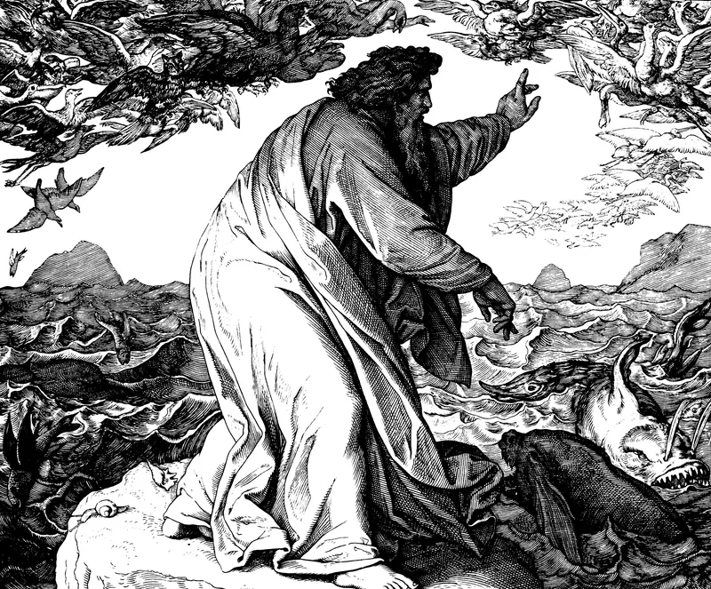 Fifth Day of Creation — Fish and Birds