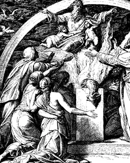 Noah's Thank Offering by Julius Schnorr von Carolsfeld