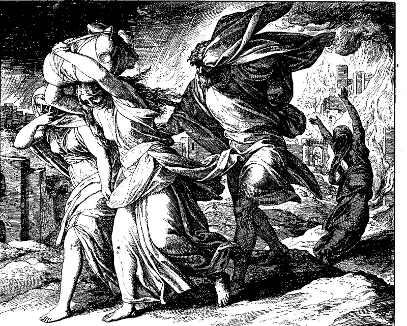 Lot Flees from Sodom