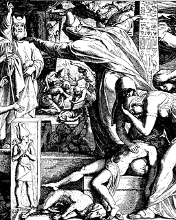 Death of the Firstborn and the Exodus by Julius Schnorr von Carolsfeld