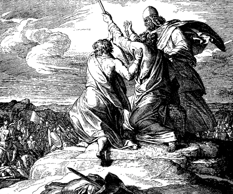 Moses Prays during the Battle with Amalek