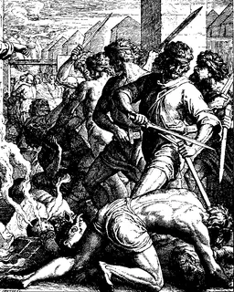 Moses Punishes the Idolatry of the People by Julius Schnorr von Carolsfeld