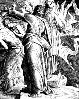 The Punishment of Korah by Julius Schnorr von Carolsfeld