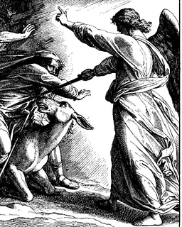 The Angel of the Lord Meets Balaam by Julius Schnorr von Carolsfeld