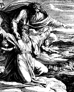 The Lord Shows Moses the Promised Land by Julius Schnorr von Carolsfeld
