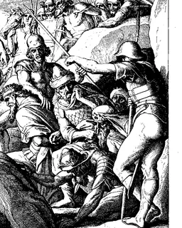 Joshua Captures Five Kings at Makkedah by Julius Schnorr von Carolsfeld
