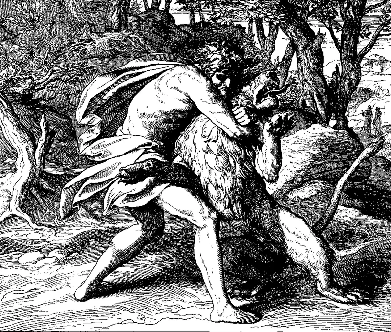 Samson Slays the Lion