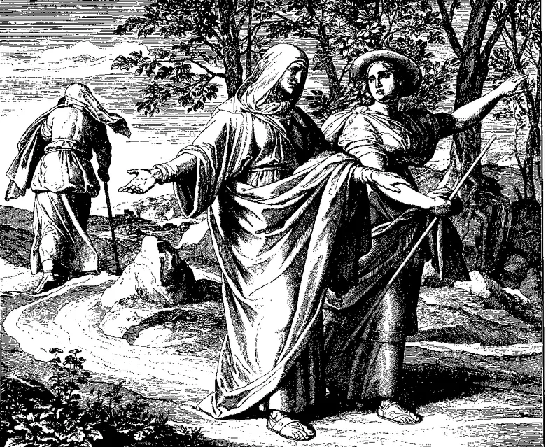 Ruth Goes with Naomi to Bethlehem