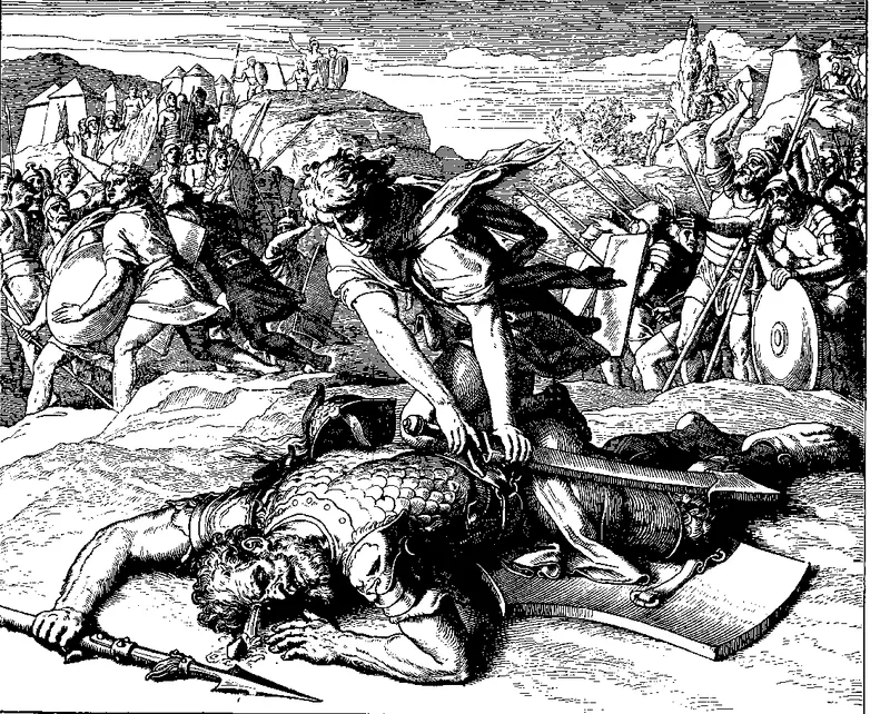 David Overcomes Goliath