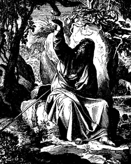 Elijah Fed by the Ravens by Julius Schnorr von Carolsfeld