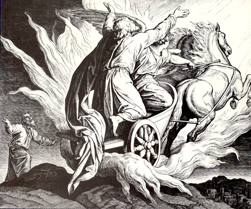 Elijah's Ascension into Heaven