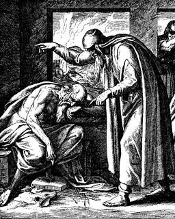 Job and His Friends by Julius Schnorr von Carolsfeld