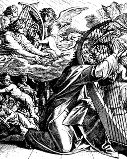 David the Psalmist — Petition by Julius Schnorr von Carolsfeld