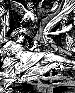 Tobias and Sarah Found in the Morning by Julius Schnorr von Carolsfeld