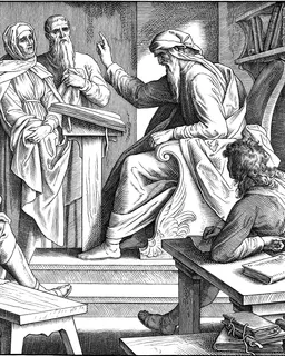 The Praise of Wisdom and Fear of God by Julius Schnorr von Carolsfeld