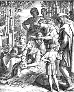 The Praise of Good Upbringing by Julius Schnorr von Carolsfeld