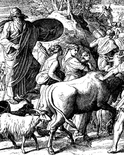 The Priest Mattathias Flees with His Own by Julius Schnorr von Carolsfeld