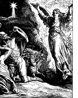 The Angels Announce the Birth of Christ to the Shepherds by Julius Schnorr von Carolsfeld