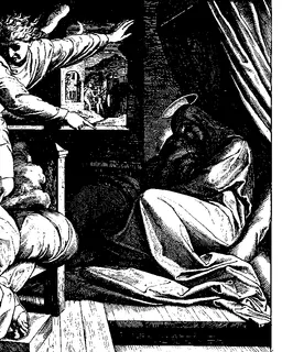 Joseph Commanded to Flee to Egypt by Julius Schnorr von Carolsfeld
