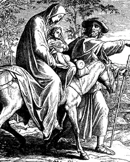 The Flight into Egypt by Julius Schnorr von Carolsfeld