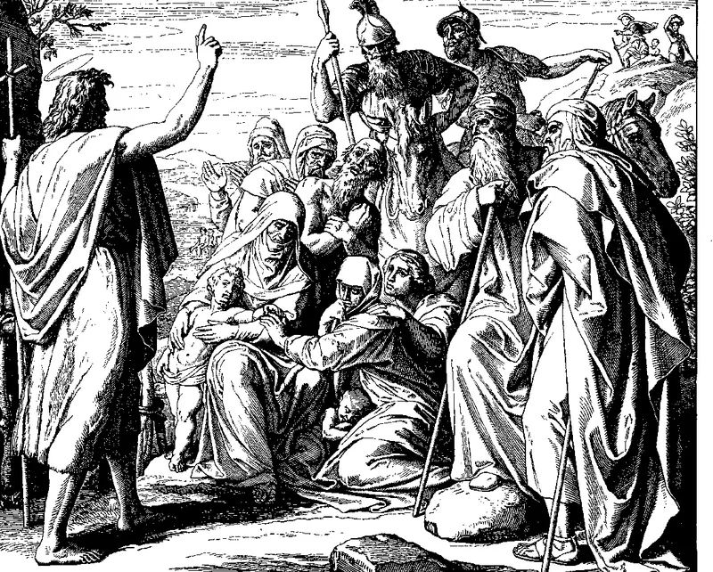 John the Baptist Preaching in the Wilderness