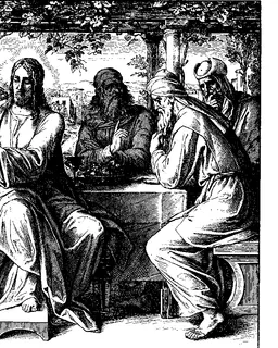 Jesus and the Sinful Woman by Julius Schnorr von Carolsfeld