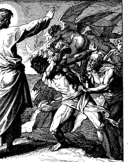 Jesus Casts Out Devils by Julius Schnorr von Carolsfeld