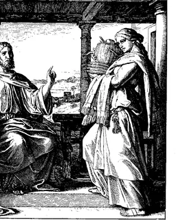 Jesus in the House of Martha by Julius Schnorr von Carolsfeld